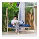 Garden Swing Seat Outdoor Swing Hammock, Balcony, Household Double Swing Chair, Indoor Hanging Basket Chair, Outdoor Hanging Chair, Swing, Outdoor Courtyard Outdoor Swing (Color : C)