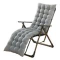 Simple Design Sun Lounger Cushion Sunlouger Cushion Only Garden Bench Deck Chair Pads Soft Portable Rocking Chair Cushion for Patio Balcony Bay Window (Grey,180 * 40)