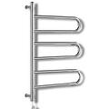 Electric Heated Towel Rack Electric Towel Warmer, Wall Mounted Electric Heated Towel Rail, Bathroom Radiator With 3 Folding Arm, Energy Efficient 304 Stainless Steel Heated Towel Rack,Hardwi (Plug in