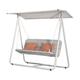 Garden Swing Seat Equipped With Induction Light, Outdoor Swing Courtyard Hammock, Outdoor Swing Chair Hanging Basket Chair, Balcony Garden Swing Rocking Basket Chair Outdoor Swing