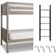 4/5 Step Bunk Bed Ladder For Dorm Appartments, RV Bunk Ladder Universal Twin Bunk Bed Ladder, Adjustbale Bunk (Size : 150cm(59"))