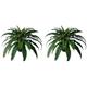 WSRRDRECVHi Artificial Ferns for Outdoors,Large Fake Boston Ferns Plants,Set of 2 Faux Ferns Fake Ferns Artificial Plants for Garden Porch Entrance Home Windowsill Yards Decoraction