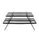 SOCUY Outdoor Table Camping Table Folding Table Camping Folding Table Camping Combination Iron Table Multifunctional Barbecue Table Outdoor Camping Picnic Table Foldable Table