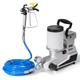 RKXKJ Airless Wall Paint Sprayer, Wall Ceiling Electric Spray Gun Kit, Stepless Speed Regulation, 2L Capacity Hopper, Fan-shaped Atomization, for Interior Exterior Furniture/Fence/home