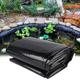 HDPE Waterproof Membrane Pond Liner 6 X 3M 5 X 6M Black Fish Pool Liner for Garden Ponds Waterfall Streams Fountains Pond Underlayment Garden Pool Cover Streams Water,7 * 10m