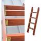 4/5 Step Bunk Bed Climb Ladder, RV Bunk Ladder With Rubber Foot Pads, 49"/59" High Slanted Ladder (Size : 125cm/49")