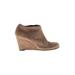 Aerosoles Ankle Boots: Tan Print Shoes - Women's Size 9 1/2 - Round Toe