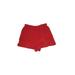 SOFFE Shorts: Red Print Bottoms - Women's Size Large - Stonewash