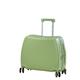 ZNBO Children's Ride-On Suitcase and Kid's Hand Luggage,Children's sit Ride Suitcase on Wheels Kids 18/20 inch,Slide Rolling Luggage Travel Wooden Horse Trolley case,Green,18