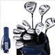 Men'S Golf Complete Set, Complete Beginner Golf Club Set, Golf Standard Ball Bag, Golf Mens Right Hand, Carbon Shaft, Pack Of 12 With Cart Bag vision