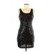 Jack by BB Dakota Cocktail Dress: Black Stars Dresses - New - Women's Size X-Small