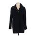 J.Crew Factory Store Jacket: Mid-Length Black Print Jackets & Outerwear - Women's Size 6