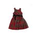 Polo by Ralph Lauren Special Occasion Dress - Fit & Flare: Red Plaid Skirts & Dresses - Kids Girl's Size 3