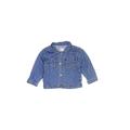 Zara Baby Denim Jacket: Blue Print Jackets & Outerwear - Size 6-9 Month