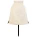 J.Crew Wool A-Line Skirt Knee Length: Ivory Solid Bottoms - Women's Size 10