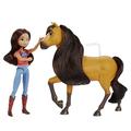 Spirit Lucky Doll & Horse - Doll with 7 Movable Joints & Horse with Soft Mane & Tail - Includes Treats & Brush - 7' Doll, 8' Horse - Gift for Kids 3+