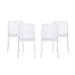 Labaron Outdoor Plastic Chairs (Set of 4) by Christopher Knight Home