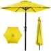 10ft Outdoor Steel Polyester Market Patio Umbrella w/Crank, Easy Push Button, Tilt, Table Compatible