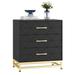 3 Drawer Dresser for Bedroom, Modern Wood Dressers Chest of Drawers with Storage