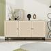 3 Door Cabinet,Sideboard Accent Cabinet, Storage Cabinet for Living Room, Hallway Entryway Kitchen