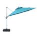 10 ft. Octagon Cantilever Patio Umbrellas Adjustable 5 Angle Outdoor Umbrella