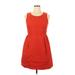 J.Crew Casual Dress: Orange Dresses - Women's Size 14