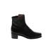 Stuart Weitzman Ankle Boots: Black Print Shoes - Women's Size 7 - Round Toe