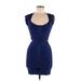 French Connection Casual Dress - Mini: Blue Dresses - Women's Size 6