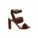 Madewell Sandals: Brown Solid Shoes - Women's Size 8 - Open Toe