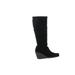 Aerosoles Boots: Black Print Shoes - Women's Size 6 1/2 - Almond Toe