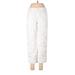 By Anthropologie Casual Pants - High Rise Straight Leg Boyfriend: Ivory Bottoms - Women's Size 29