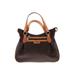 Rioni Satchel: Brown Color Block Bags