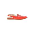 Sperry Top Sider Flats Red Print Shoes - Women's Size 7 - Almond Toe