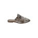 Seychelles Mule/Clog: Silver Acid Wash Print Shoes - Women's Size 9