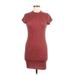 Forever 21 Casual Dress - Mini: Burgundy Dresses - Women's Size Medium