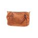 J.Crew Leather Satchel: Tan Print Bags