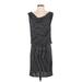 Derek Lam for Design Nation Casual Dress - Popover: Black Stripes Dresses - Women's Size Small