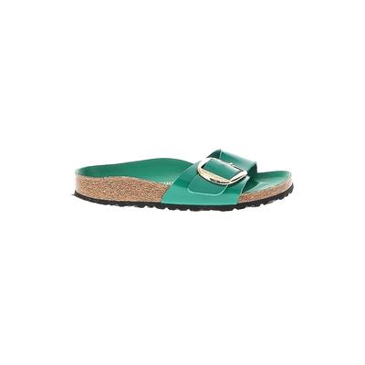 Birkenstock Sandals: Green Shoes - Women's Size 36