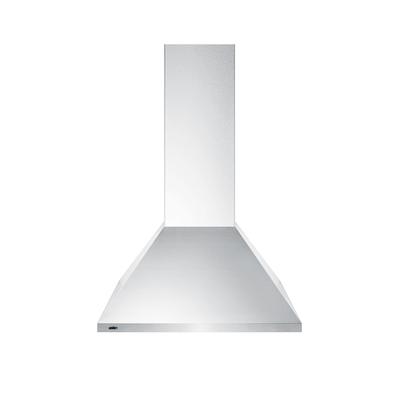 Summit SEH1524SSADA 24"W Wall Mount Range Hood w/ (3) Speed Fan - Stainless Steel, 115v, 3 Speed Fan, Silver