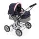 Bayer Chic 2000 555 26 - Puppenwagen Smarty, für Kinder ab 2 Jahren, Melange grau-Navy, 56 x 37 x 56 cm