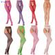 High Waist Tights Pantyhose Fishnets Tights Leggings Hollow Out Mesh Stockings for Women