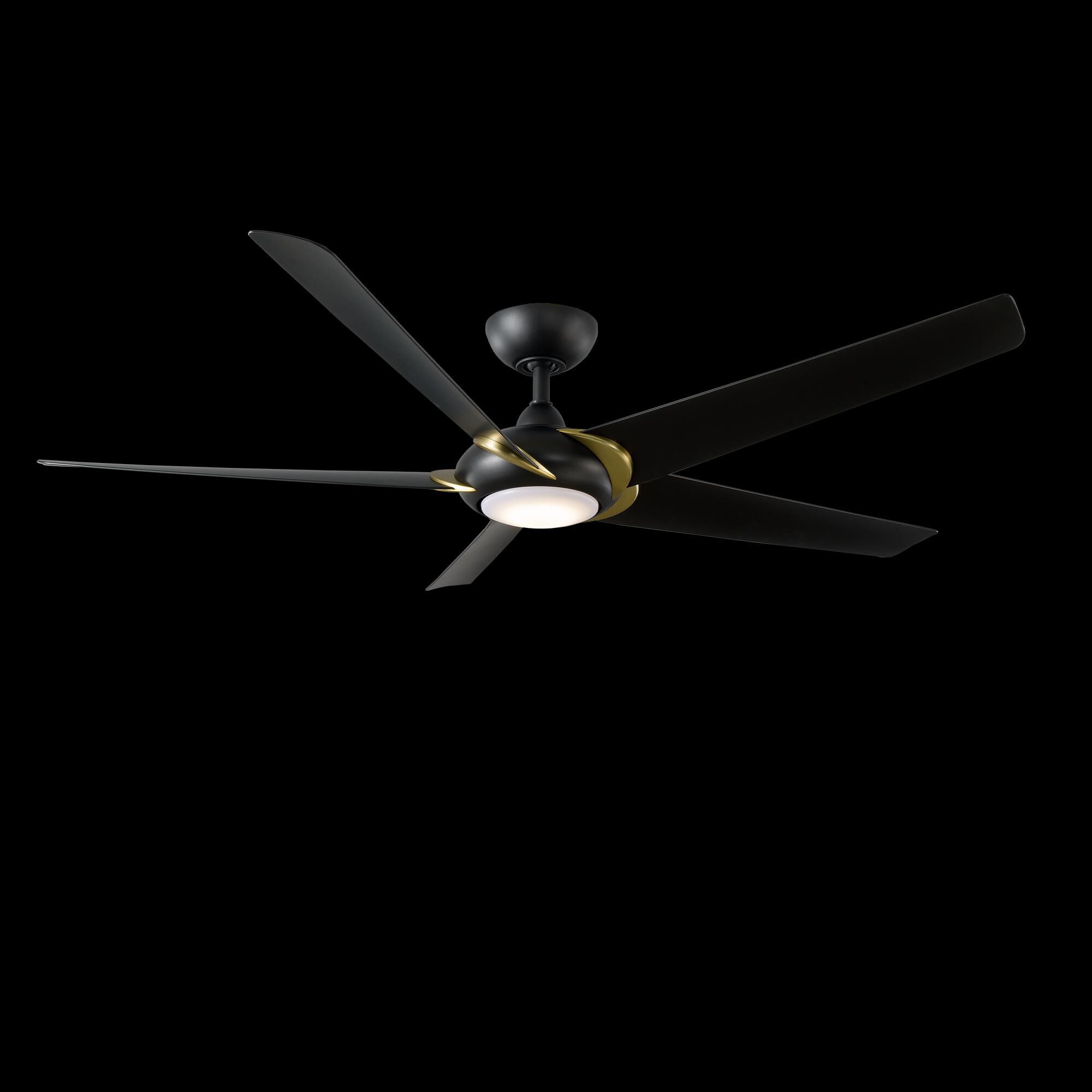 Modern Forms Lucid 62 Inch Ceiling Fan with Light Kit - FR-W2304-62L35SBMW