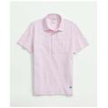Brooks Brothers Men's The Vintage Oxford-Collar Polo Shirt In Cotton Blend | Pink | Size Medium