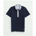 Brooks Brothers Men's The Vintage Oxford-Collar Polo Shirt In Supima Cotton Blend | Navy | Size Medium
