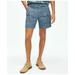 Brooks Brothers Men's 6.5" Cotton Canvas Camp Shorts | Blue | Size 33