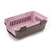 Richell Travel Pet Carrier Plastic in Pink | 14.4 H x 22.4 W x 14.4 D in | Wayfair 80062