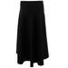 High-waist A-line Midi Skirt