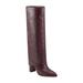 Leina Foldover Shaft Pointed Toe Knee High Boot