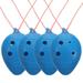 4 Pcs Kids Mini Ocarina Practice Musical Instruments Childrens Hamper Plastic Portable