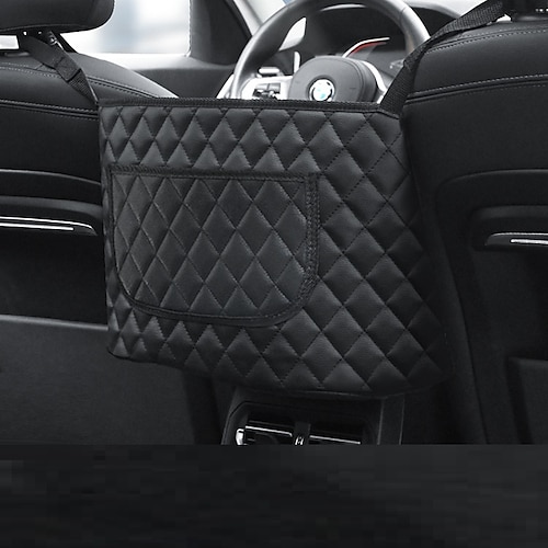 1 Stück Aufbewahrungstasche In der Mitte des Sitzes Leder Für Auto Universal Image